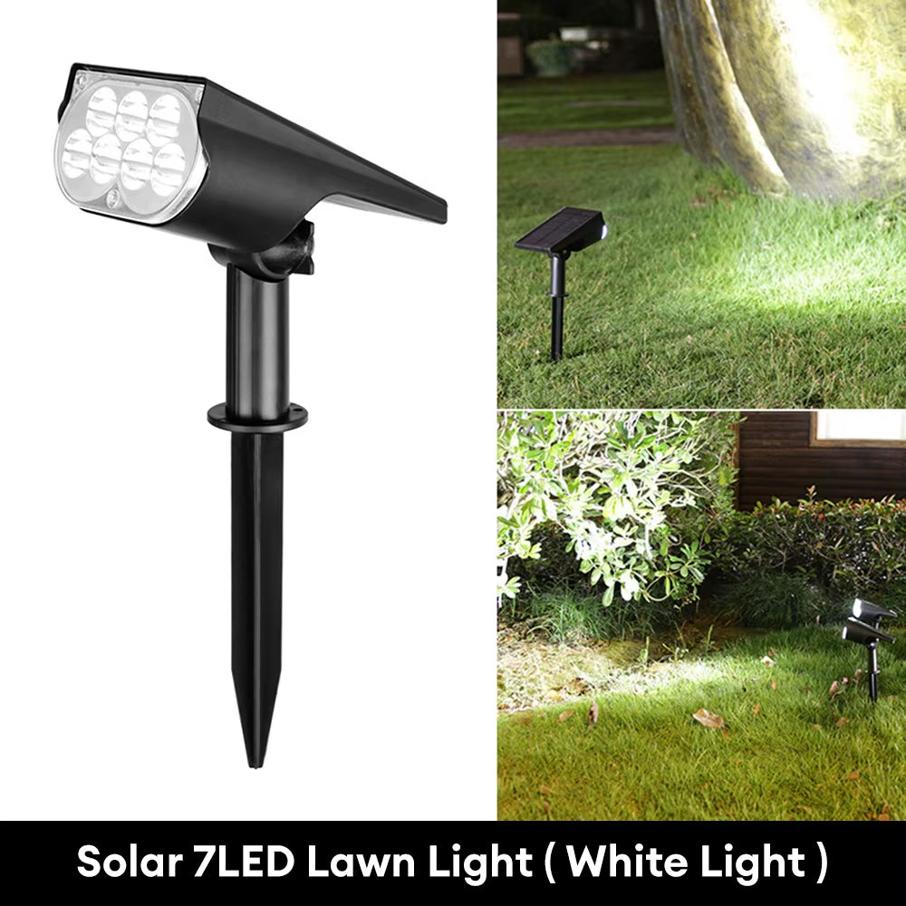 IP65 Solar Led Spotlight Solar Lamp 7LED Lamp Adjustable Solar Spotlight Super Bright Landscape Courtyard Lawn Light