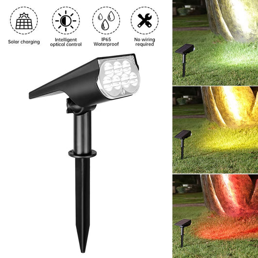 IP65 Solar Led Spotlight Solar Lamp 7LED Lamp Adjustable Solar Spotlight Super Bright Landscape Courtyard Lawn Light