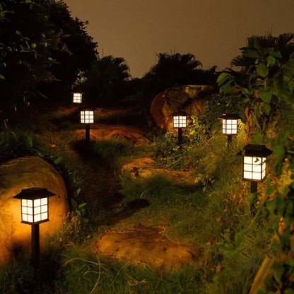 LED Solar Lawn Light Outdoor IP65 Waterproof Path Light Garden Road Lawn Courtyard Decoration Landscape Lighting Fixtures