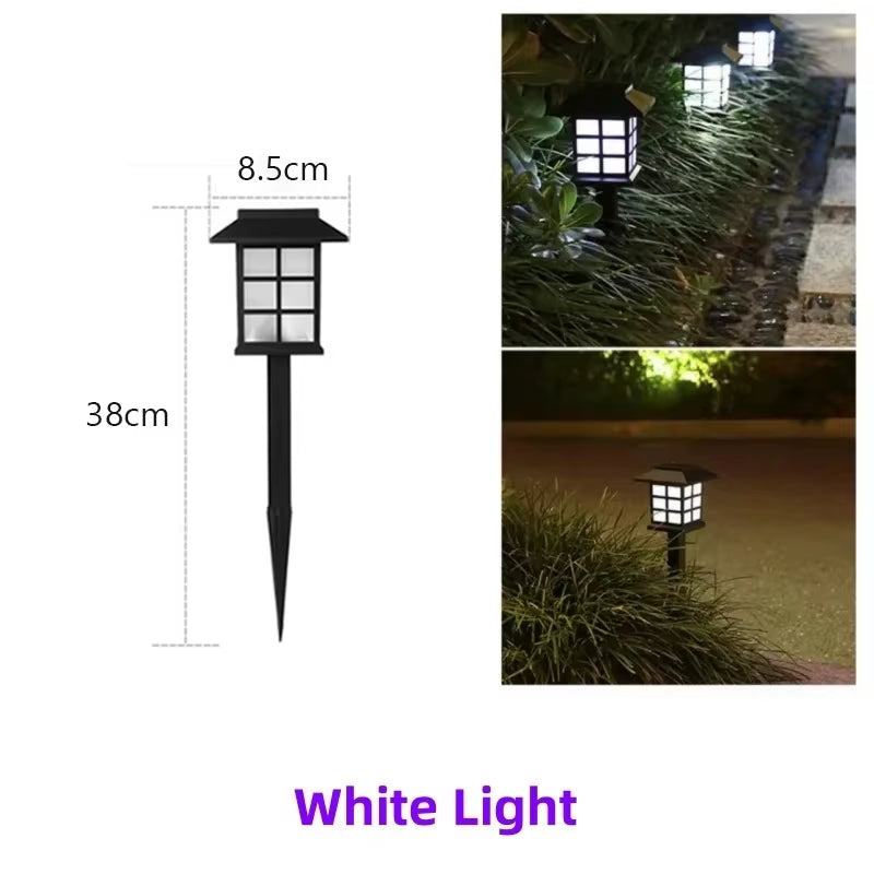 LED Solar Lawn Light Outdoor IP65 Waterproof Path Light Garden Road Lawn Courtyard Decoration Landscape Lighting Fixtures