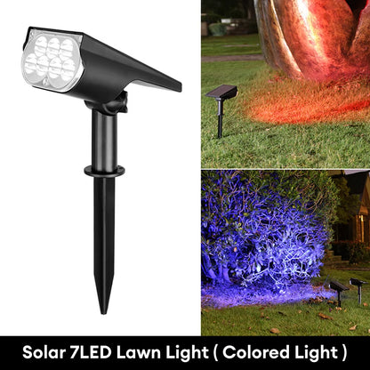 IP65 Solar Led Spotlight Solar Lamp 7LED Lamp Adjustable Solar Spotlight Super Bright Landscape Courtyard Lawn Light