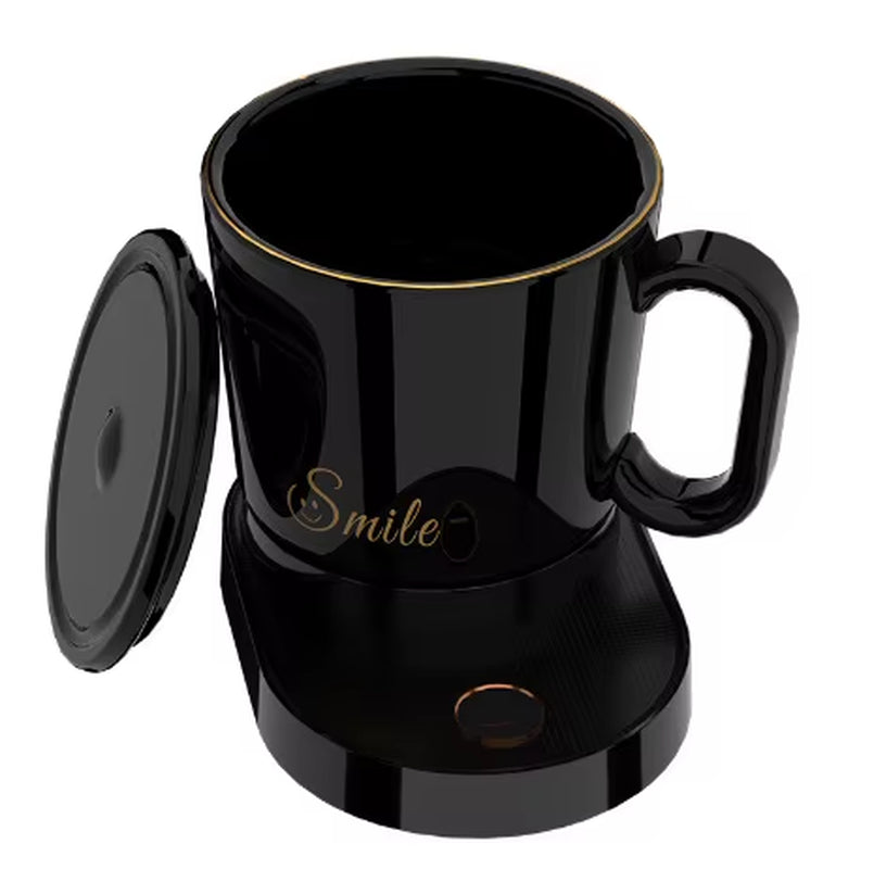 Electric Cup Heater Heating Constant Temperature Cup Mat 55° Stirring Cup Mug Blender Warmer Wireless Mobile Phone Charging