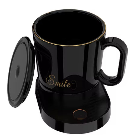 Electric Cup Heater Heating Constant Temperature Cup Mat 55° Stirring Cup Mug Blender Warmer Wireless Mobile Phone Charging