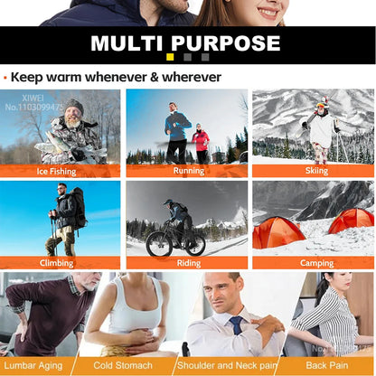 Multifunctional product advertisement with various activities and benefits listed.