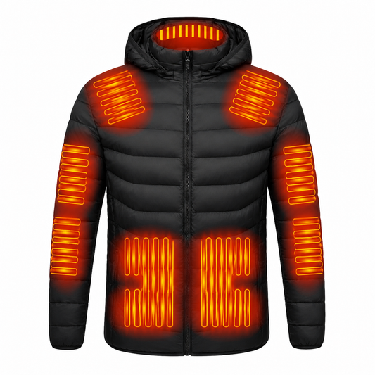 Heated Winter Jacket - 21 Heating Areas - Hiking Camping & Ski