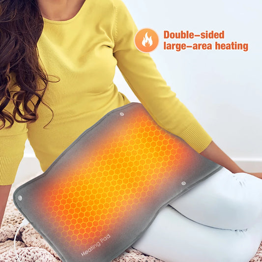 Electric Heating Pad - Washable Soft - Hand Warmer & Body Use