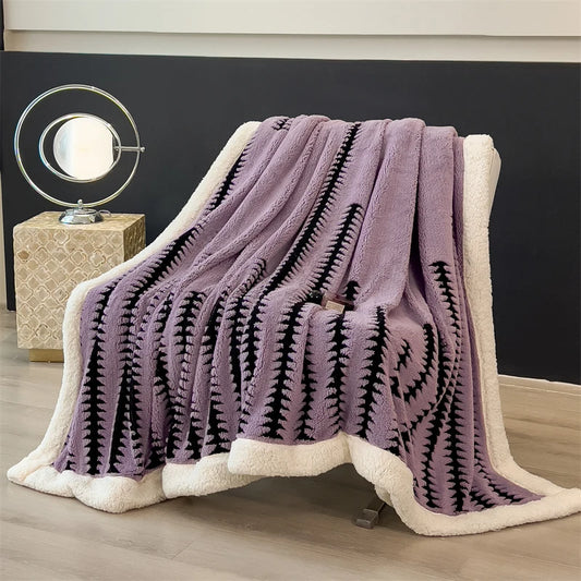 Cloud-Feel Fleece Blanket - Double-Layer Plush - Winter Throw
