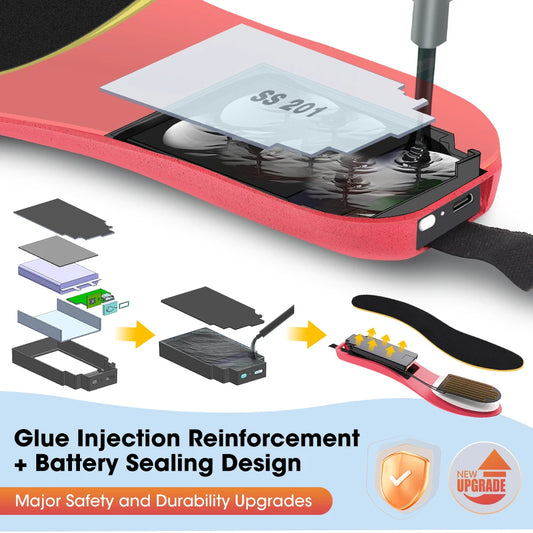 Heated Insoles - Rechargeable App Control - Winter Outdoor Sports