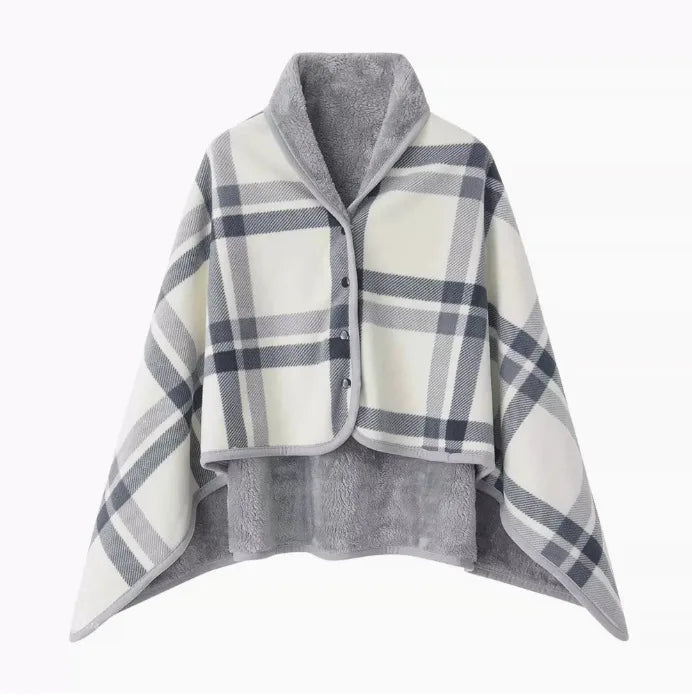 2-in-1 Thermal Blanket Scarf - Double-Layer - Office & Travel