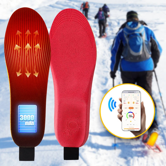 Heated Insoles - Rechargeable App Control - Winter Outdoor Sports