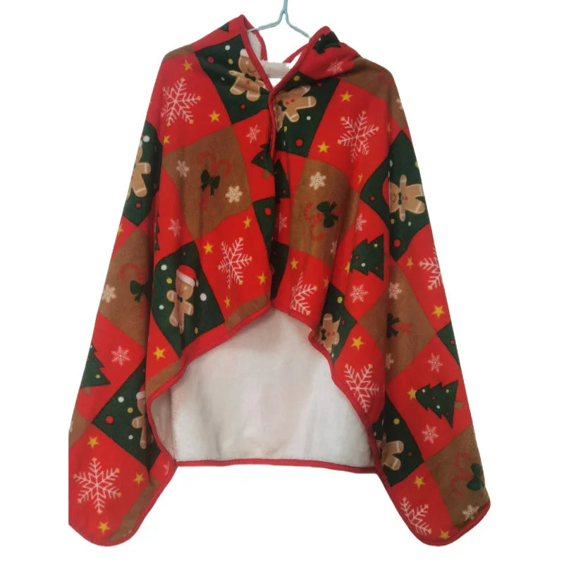 2-in-1 Thermal Blanket Scarf - Double-Layer - Office & Travel