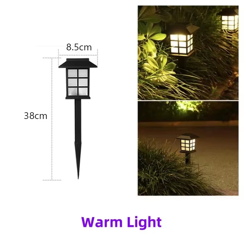 LED Solar Lawn Light Outdoor IP65 Waterproof Path Light Garden Road Lawn Courtyard Decoration Landscape Lighting Fixtures