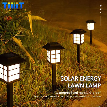 LED Solar Lawn Light Outdoor IP65 Waterproof Path Light Garden Road Lawn Courtyard Decoration Landscape Lighting Fixtures