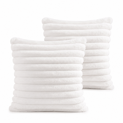 Striped Pillow Cover - 45x45cm Thick Cushion - Sofa Decor
