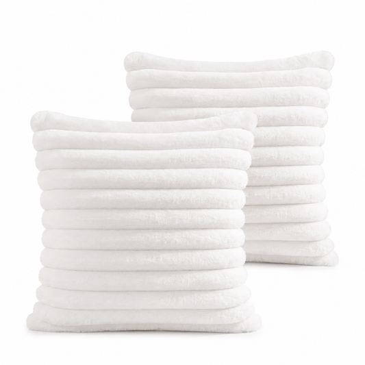 Striped Pillow Cover - 45x45cm Thick Cushion - Sofa Decor
