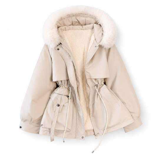 Women's Winter Parka - Hooded Padded Jacket - Casual Streetwear